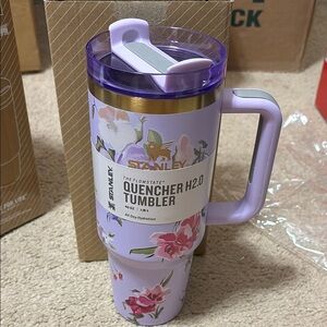 Stanley Quencher H2.0 Tumbler - Purple Floral
